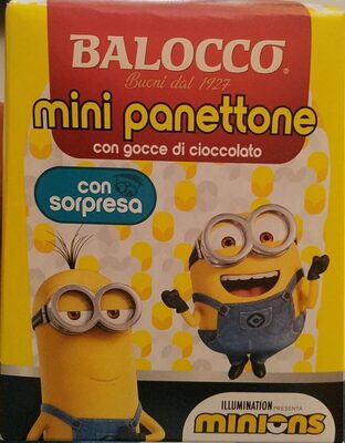 Minipanettone con gocce di cioccolato