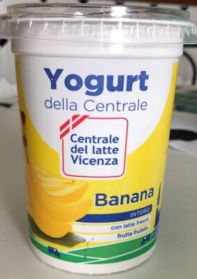 Yogurt intero Banana front packaging