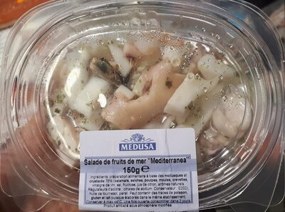 Salade de fruits de mer "Mediterranea" front packaging