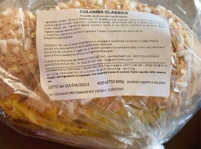 Colomba classica front packaging