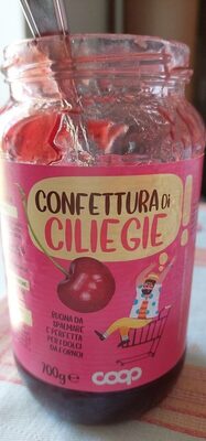 Confettura di ciliegie front packaging