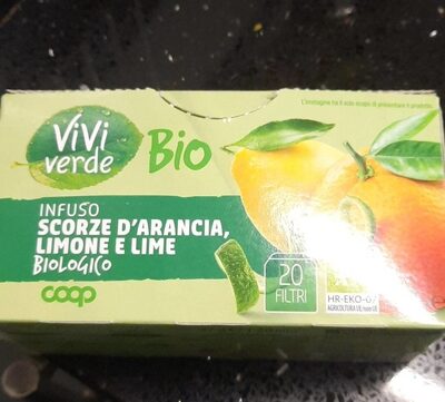 Infuso scorze d'arancia limone e lime