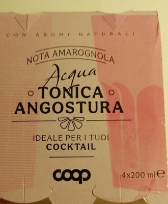 acqua tonica angostura