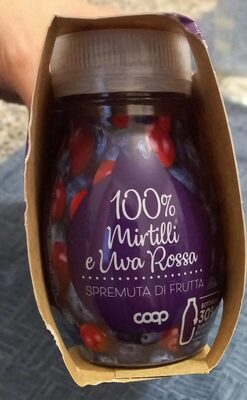 Mirtilli e Uva Rossa spremuta di frutta