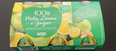 100% mela, limone e zenzero