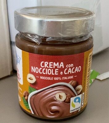 Crema con nocciole e cacao
