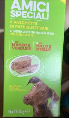 Vaschette di patè per cani