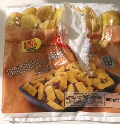 Crocchette Di Patate Prefritte Surgelate