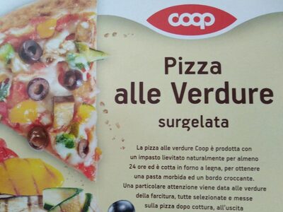 Pizza verdure coop