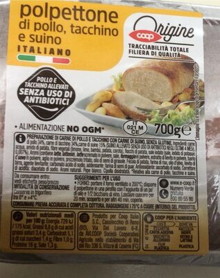 Polpettone di pollo, tacchino e suino