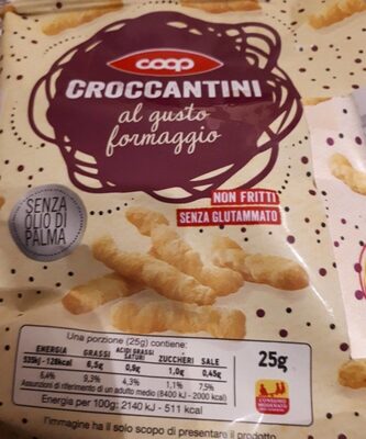 Croccantini al gusto formaggio
