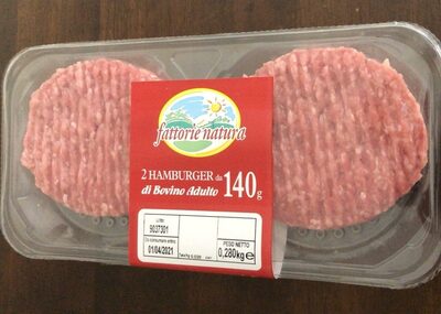 Hamburger di bovino adulto