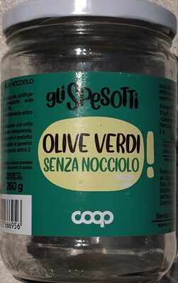 olive verdi senza nocciolo