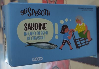 Sardine in olio di semi di girasole