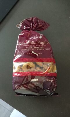 Taralli al peperoncino front packaging