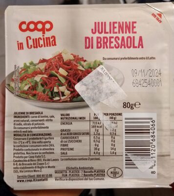 Julienne di bresaola