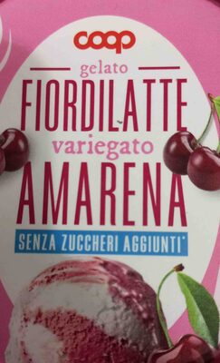 Gelato fiordilatte variegato amarena