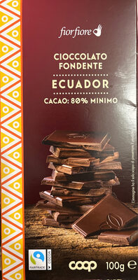 Cioccolato fondente ecuador 80%