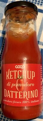 Ketchup di pomodoro Datterino front packaging