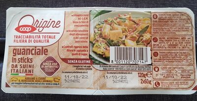 Guanciale in sticks