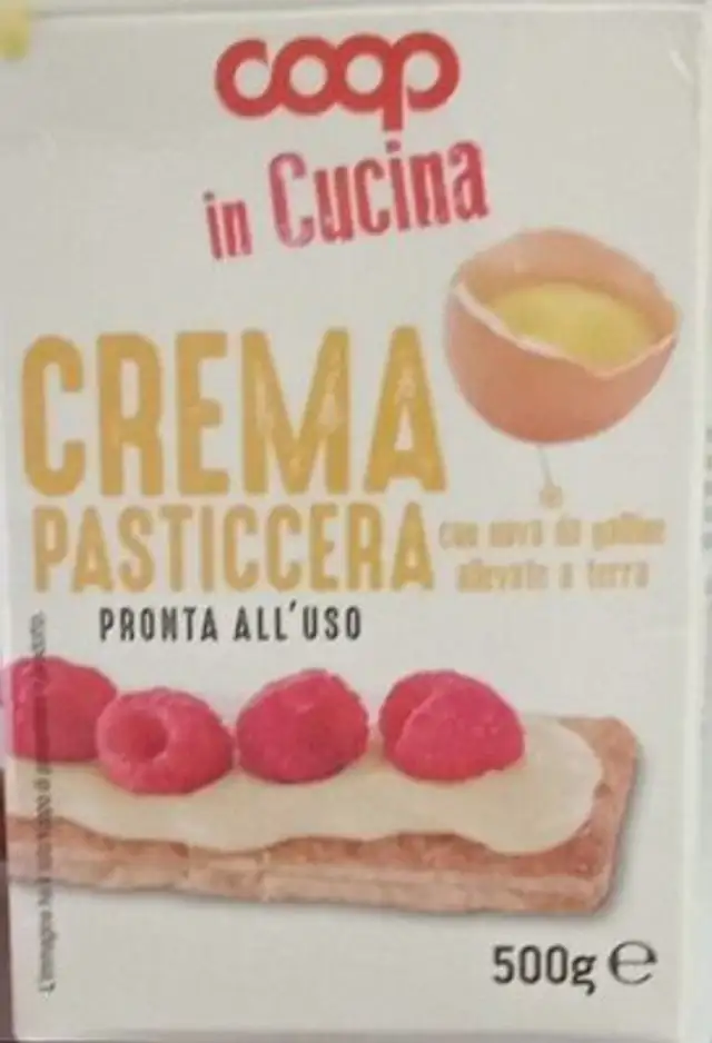 Crema pasticcera front packaging