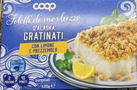 Filetti di merluzzo gratinati con limone e prezzemolo