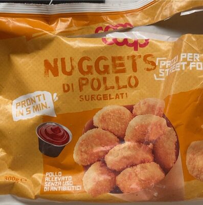 Nuggets pollo front packaging