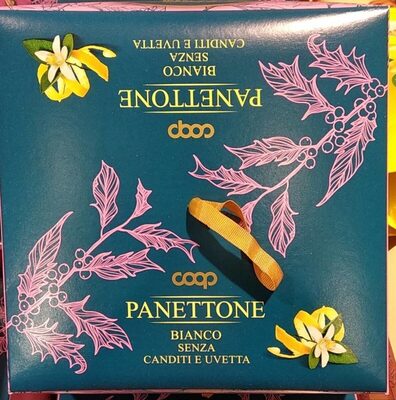 Panettone bianco senza canditi e uvetta