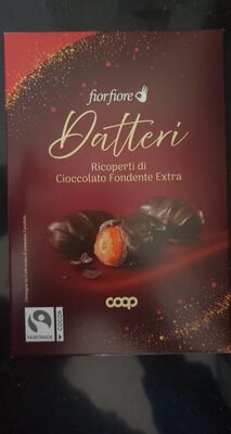 Datteri ricoperti di cioccolata fondente extra