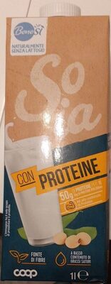 Soia con proteine