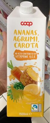 Anananas,agrumi,carota