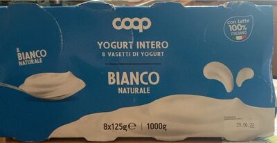 Yogurt intero bianco