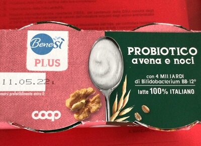 Probiotico avena e noci