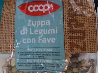 Zuppa di legumi con fave