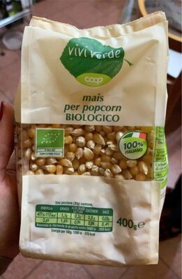 Mais per pop corn BIOLOGICO