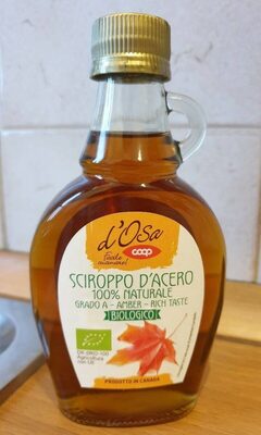 Sciroppo d'acero 100% naturale biologico