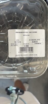 hamburger di tacchino