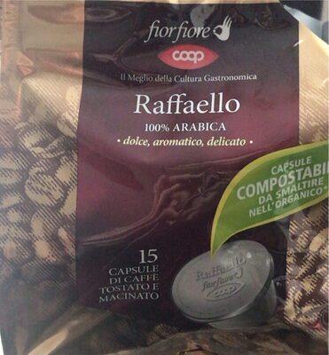 Caffe Raffaello front packaging
