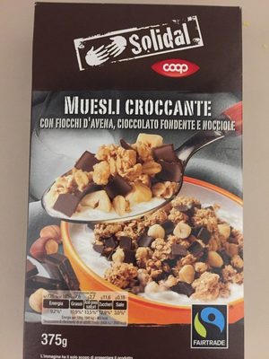 Musli croccante front packaging