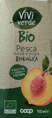 Nettare di pesca biologica