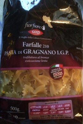 Farfalle 210 front packaging