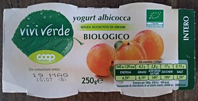 yogurt albicocca biologico