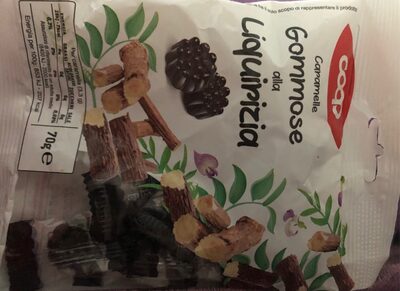 Caramelle gommose alla liquirizia