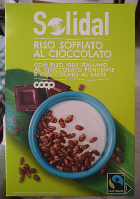 Riso soffiato al cioccolato front packaging