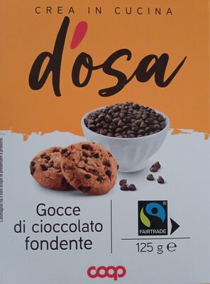 Gocce di cioccolato fondente