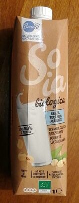 Soia biologica front packaging