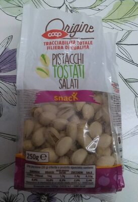 Pistacchi tostati e salati