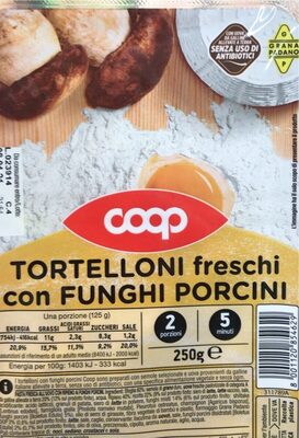 Tortelloni freschi con funghi porcini