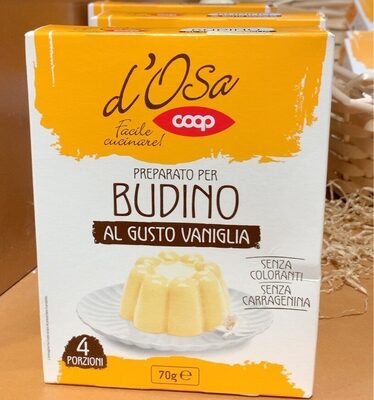 Preparato per budino al gusto vaniglia