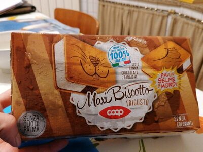 Maxi biscotto trigusto front packaging